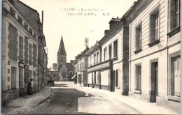 37 BLERE - La Rue Du Pont Et L'eglise. - Bléré