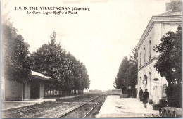 16 VILLEFAGNAN - La Gare, Ligne De Ruffec A Niort. - Sonstige & Ohne Zuordnung