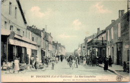47 TONNEINS - La Rue Gambetta , Perpsective  - Other & Unclassified