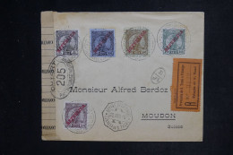 ST THOMAS & PRINCE - Enveloppe En Recommandé Pour La Suisse En 1916 Avec Contrôle Postal - L 152495 - St. Thomas & Prince