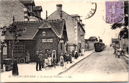 14 LION SUR MER - Arrivee Du Tramway En Gare  - Otros & Sin Clasificación