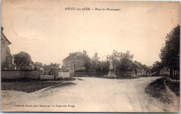 10 POUGY SUR AUBE - La Place Du Monument  - Sonstige & Ohne Zuordnung