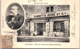 46 CAHORS - Maison De Gambetta, Bazar Genois. - Cahors