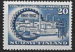 Finlande 1957  Neuf N°461 Neuf** MNH Cinquantenaire Des Syndicats Patronaux - Ungebraucht