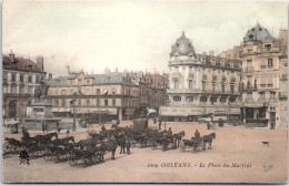 45 ORLEANS - Fiacres Sur La Rue Du Martroi - Orleans