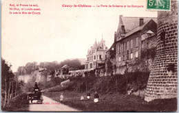 02 COUCY LE CHATEAU- La Porte De Soissons Et Les Remparts  - Other & Unclassified