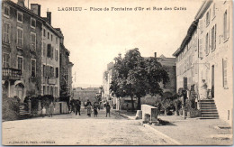 01 LAGNIEU - Place De Fontaine D'or Et Rue Des Cafes - Ohne Zuordnung