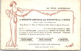 38 Fete Annuelle Des Enfants De L'Isere 1913 - Autres & Non Classés