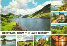 SCENES FROM THE LAKE DISTRICT, CUMBIA, ENGLAND. USED POSTCARD My7 - Otros & Sin Clasificación