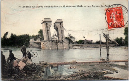 42 ANDREZIEUX - Les Ruines Du Pont Apres La Crue D'oct 1907 - Andrézieux-Bouthéon