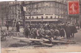 PARIS.......INONDATIONS 1910 - Überschwemmung 1910