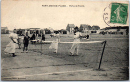 80 FORT MAHON - Une Partie De Tennis Sur La Plage  - Fort Mahon