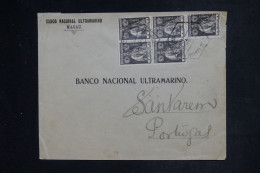 MACAO - Enveloppe Commerciale Pour Santarem En 1924 - L 152496 - Cartas & Documentos