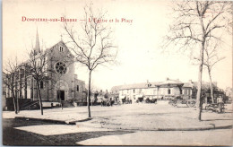 03 DOMPIERRE SUR BESBRE - L'eglise & La Place. - Other & Unclassified