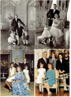 Lot 6 Cpm - MONACO -  S.A.S. RAINIER III Prince De Monaco - Grace Kelly - Photo Famille Enfants Albert Caroline Stéohani - Autres & Non Classés