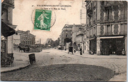 94 VILLENEUVE SAINT GEORGES - La Gare Et La Rue De Paris  - Villeneuve Saint Georges