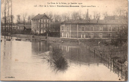 92 NANTERRE - Crue De 1910, Les Quais Sous L'eau  - Nanterre