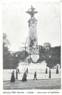 Cpa Paris Collection Petit Journal - Monument De Gambetta - Other Monuments