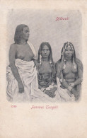 Nude Somali Girls Tangali  Topless 3 Semi Naked Girls . Femmes Nues  Tiombre Djibouti 1906 Long Braid - Afrika