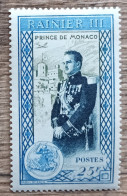 Monaco - YT N°343 - Avènement Du Prince Rainier III - 1950 - Neuf - Nuevos