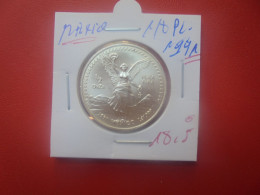 MEXIQUE 1/2 PLATA PURA 1991 ARGENT PUR 999/1000 (A.3) - Mexico