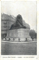 Cpa Paris Collection Petit Journal - Le Lion De Belfort - Standbeelden