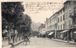 38578-ZE-38-Vienne-Cours Romestang-----------animée-attelage D'âne-commerces - Vienne