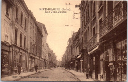 42 RIVE DE GIER - Un Coin De La Rue Jean Jaures  - Rive De Gier