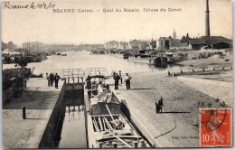 42 ROANNE - Quai Du Bassin, Ecluse Du Canal. - Roanne