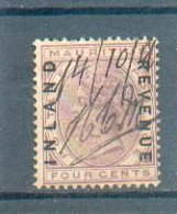 C 45  - MAURICE - YT Fiscaux Postaux 2 ° - Mauritius (...-1967)
