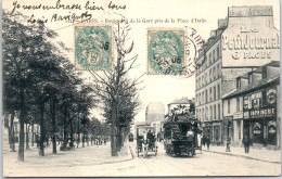 75013 PARIS - Vue Du Bld De La Gare Depuis La Place D'Italie  - Arrondissement: 13