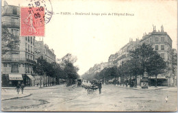 75013 PARIS - Le Boulevard Arago Depuis L'hopital Broca  - Distrito: 13