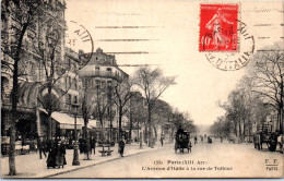 75013 PARIS - L'avenue D'Italie Et Rue De Tolbiac  - Arrondissement: 13