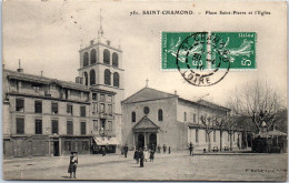 42 SAINT CHAMOND - L'eglise & La Place Saint Pierre. - Saint Chamond