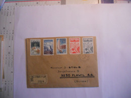 Lettre Reco Villacoublay-Air Pour La Suisse - 1961-....