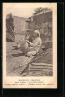 AK Salonica, Small Traders, Woman Making Baskets, Korbflechterin  - Zonder Classificatie