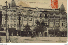 93 LE RAINCY N°12 La Grande Maison Animée Tramway Tram Attelage Cheval Dorsemaine éditeur - Le Raincy