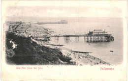 CPA Carte Postale  Royaume Uni Folkestone The Pier From The Lees 1902 VM80788 - Folkestone