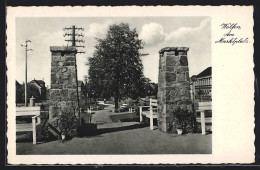 AK Wolfen, Parkanlage Am Marktplatz  - Wolfen