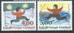Groënland 1995, N°258/259 Neufs Noël - Unused Stamps