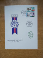 Vierdaagse Voettocht Van De IJzer  1979  Kaart Nr 103 - Commemorative Documents
