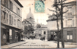 75018 PARIS - Vue Sur St Pierre De Montmartre & Sacre Cœur  - Arrondissement: 18