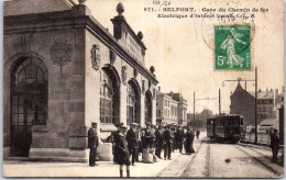 90 BELFORT - La Gare De Chemin De Fer Electrique  - Belfort - Stadt