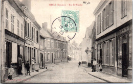 80 NESLE - Vue De La Rue Saint Nicolas. - Nesle