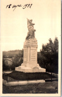 62 RECOURT - CARTE PHOTO - Le Monument Aux Morts  - Autres & Non Classés