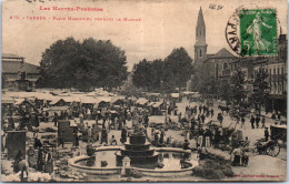 65 TARBES - La Place Marcadieu Pendant Le Marche  - Tarbes