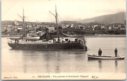 64 HENDAYE - Vue Generale Et Stationnaire Espagnol - Hendaye