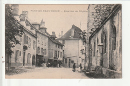 CP 38 PONT DE BEAUVOISIN Quartier De L'Eglise - Other & Unclassified