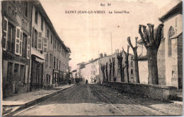 01 SAINT JEAN LE VIEUX - La Grande Rue.  - Non Classés