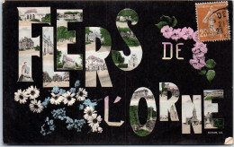 61 FLERS DE L'ORNE - Carte Souvenir. - Flers